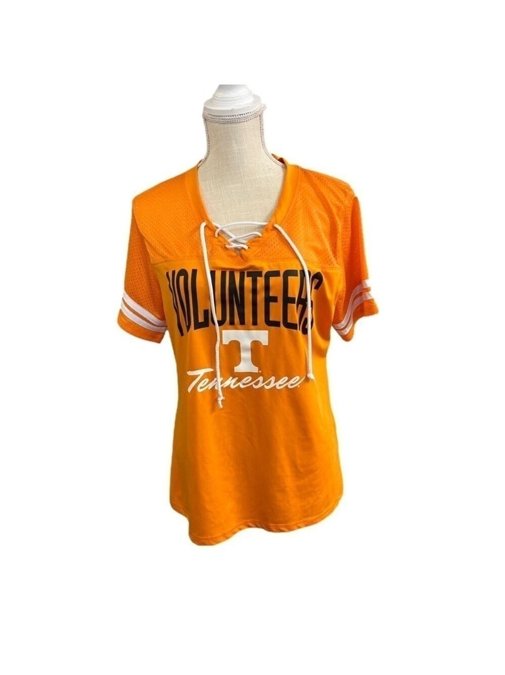 Juniors Tennessee Volunteers Orange and White Jersey. Size Large ( 12/14)